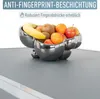 Gartentisch Balkontisch Ausziehbar 90 - 180 cm Silber Anti Produktbild-Vorschau 5