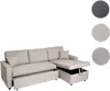 Eckbank met bedlade, model HWC-L17, hoekbank, ligvlak met Productafbeelding-voorbeeld 8
