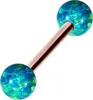 Zungenpiercing, Intim-Piercing Titan Barbell SYNTHETISCHE Produktbild-Vorschau 1