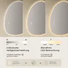 S'AFIELINA 60×45 cm Lustro asymetryczne LED - Lustro Podgląd zdjęcia produktu 4