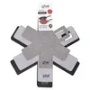A set of six felt pot protectors arranged in a star shape, with packaging visible at the top. Anteprima dell’immagine prodotto