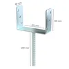 Wspornik słupka ocynkowany 161 x 120 x 60 x 4,0 mm Podgląd zdjęcia produktu 1