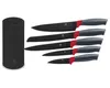 6tlg. Messerblockset KING® CARBON RED LINE Edelstahl Produktbild-Vorschau 2