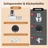 FATABETA Gemüseschneider mit 500 W, zwei 2 L Schüsseln Produktbild-Vorschau 7