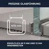 Dalsys Glasführungsschiene Fliesenprofil 250cm x 11mm x Produktbild-Vorschau 8