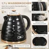 HOMCOM Wasserkocher Toaster Set mit 1,7L Wasserkocher 4 Produktbild-Vorschau 4