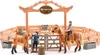 A toy ranch playset with horses and figures. Náhled obrázku produktu