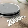A robot vacuum cleaner on a wooden floor with the number '2000Pa' written in large white text. Anteprima dell’immagine prodotto