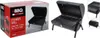 A product box and a grill are shown side-by-side. Produktbild-Vorschau