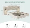 MODFU Čalouněná postel Manželská postel s úložným Náhled obrázku produktu 7