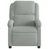 vidaXL Fauteuil relax électrique gris clair velours Voir les images du produit 12