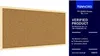 Bacheca in sughero 80x40 cm cornice in legno NATURALE Anteprima dell’immagine prodotto 2
