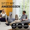 Two people relaxing on beanbag chairs in a living room. Anteprima dell’immagine prodotto