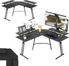 NAIZY Gaming Schreibtisch 120 x 120cm L-f?rmiger Gaming Produktbild-Vorschau 1