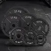 Disco Olimpionico Nero 15 Kg Hms Tod15 Anteprima dell’immagine prodotto 6
