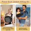 Tragetücher,Ergonomische Babytrage,verstellbar für 6 Produktbild-Vorschau 3