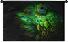 MuchoWow® Wandteppich Wandbehang Muster - Pfau - Federn Produktbild-Vorschau 1