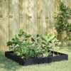 vidaXL Zvýšená posteľ čierna 100x100x26 cm oceľ Náhľad obrázku produktu 2