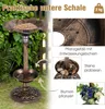 GOPLUS Vogeltränke stehend, Vogelbad Winterfest mit Solar Produktbild-Vorschau 4