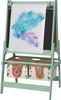 3-in-1 Staffelei für Kinder mit Kreidetafel, Whiteboard, Produktbild-Vorschau 1