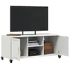 vidaXL TV-kast, wit, 100,5 x 39 x 43,5 cm, staal Productafbeelding-voorbeeld 5