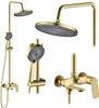 Rea Duschgarnitur Marco Brush Gold Produktbild-Vorschau 1