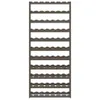 A tall, narrow wine rack with multiple shelves. Produktbild-Vorschau