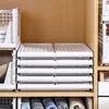 Schubladenbox 4er Set Stapelbare Kleiderschrank Organizer Produktbild-Vorschau 10