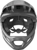 The inside of a grey full-face bicycle helmet. Anteprima dell’immagine prodotto
