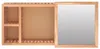 zrcadlová skříňka vidaXL 80x17x34 cm ořechový masiv Náhled obrázku produktu 4