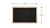 Lavagna nera con cornice in legno naturale 70x50 cm Anteprima dell’immagine prodotto 11