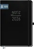 Wochen-Notiz-Timer Maxi 2026 / A4 / Schwarz / Häfft-Verlag Produktbild-Vorschau 1