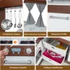 COSTWAY cucina ad angolo in legno, set da cucina per Anteprima dell’immagine prodotto 7