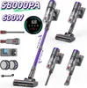 Akku Staubsauger, 600W/58000Pa/80Min, Laufzeit Staubsauger Produktbild-Vorschau 1