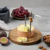 Kesper | Affetta formaggio con coperchio in legno d'acacia  Anteprima dell’immagine prodotto 3