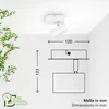 Briloner Isil A Applique LED per interni, CEE A sorgente Anteprima dell’immagine prodotto 7