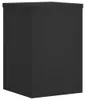 vidaXL Support pour plantes 2 pcs. noir 20x20x30 cm Bois Voir les images du produit 3