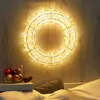 XXL LED Lichtkranz Gold 1000 Micro LEDs ⌀50cm Timer Innen Produktbild-Vorschau 6