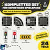 Fits4Kids Magnetische Bausteine 24 Teile Rennbahn Road Trip Produktbild-Vorschau 3