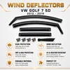Set van 4 windschermen voor VW Golf 7 (5-deurs), modeljaren Productafbeelding-voorbeeld 3
