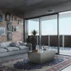 Polyrattan PVC privacy-schermmat, 300x100 cm. Productafbeelding-voorbeeld 3