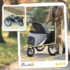 PawHut Poussette chien poussette pour chien 3 roues chariot Voir les images du produit 5