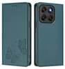 Lederhülle für Motorola Moto G67/Moto G77, Schmetterling Produktbild-Vorschau 1