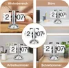 Retro Flip Clock Tischuhr 16×21 cm – Mechanische Klappuhr Produktbild-Vorschau 5