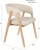 Zuiver Bright Esszimmerstuhl mit Armlehne Beige Produktbild-Vorschau 7