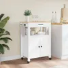 vidaXL Küchenwagen MONZA 60x40x88,5 cm Massivholz Kiefer Produktbild-Vorschau 3