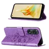 Lederhülle für OPPO Reno8 T 4G Schmetterling Prägung Flip Produktbild-Vorschau 3