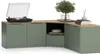 A corner media console with a turntable on top, a plant, and books. Anteprima dell’immagine prodotto