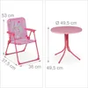 Relaxdays Camping Kindersitzgruppe, Einhorn Motiv, Produktbild-Vorschau 4