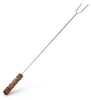 Lot de 12 brochettes, manche en bois, espacement sécurisé, Voir les images du produit 5